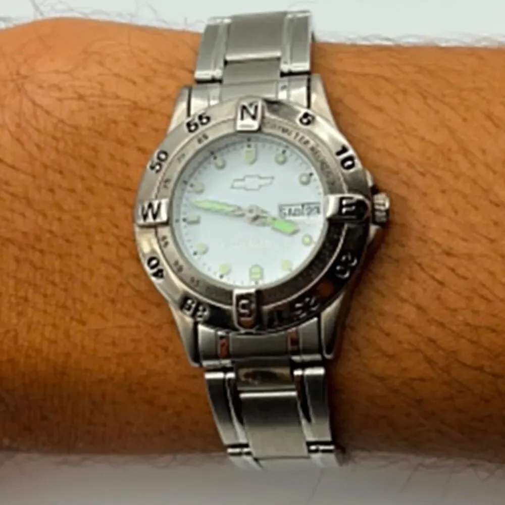 Silver Chevrolet Men's Watch